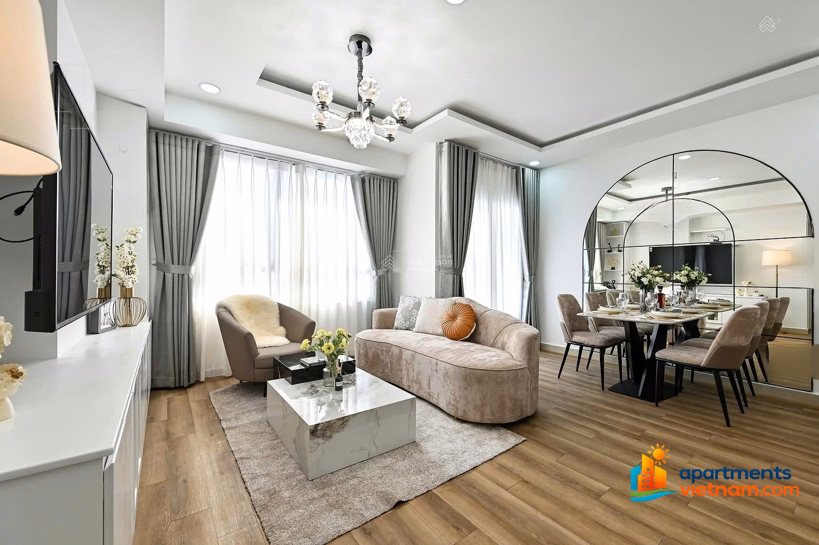 Shopping cart for rent at good prices from 1-2-3-4 bedrooms at Masteri Thao Dien, constantly updated, always available 24/7