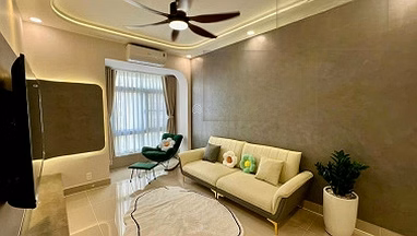 Duplex Sky Garden 1 apartment for urgent rent. New 4-bedroom design, price only 30 million/month