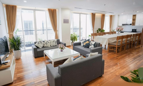 Fhome A - Zendiamond 4 bedroom apartment available. 290m2. Full of genuine furniture. View of the romantic Han River