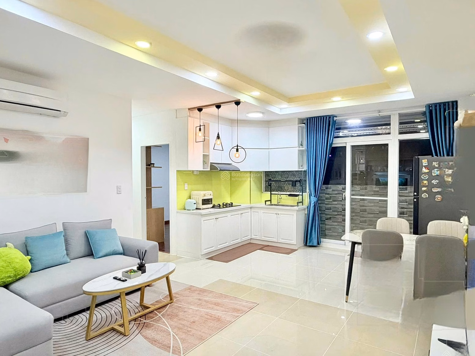 Owner of corner apartment 83m2 Hoang Kim The Gia, pink book available, full furniture, pay 950 million immediately