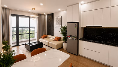 The owner leases the GoldSilk Complex apartment Van Phuc, Ha Dong. 78m2 2 bedrooms, 2 bathrooms, fully furnished