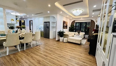 The owner leases the GoldSilk Complex apartment Van Phuc, Ha Dong. 78m2 2 bedrooms, 2 bathrooms, fully furnished