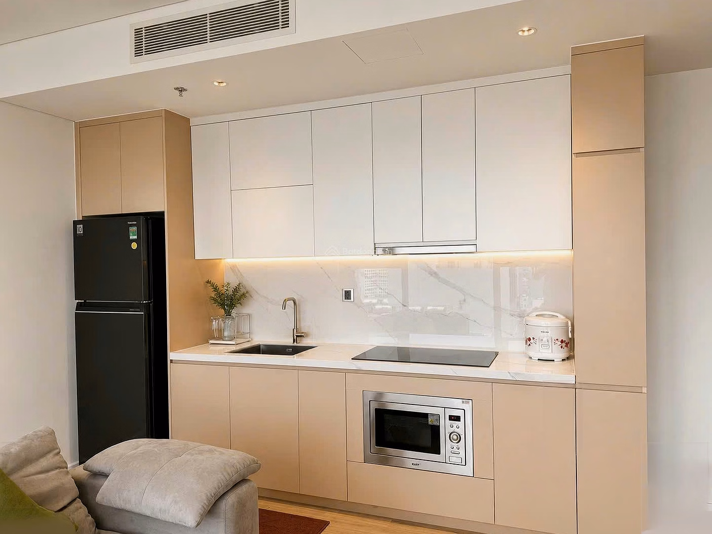 Quick rental of just completed interior and handover of 1-bedroom apartment in Times Square Da Nang