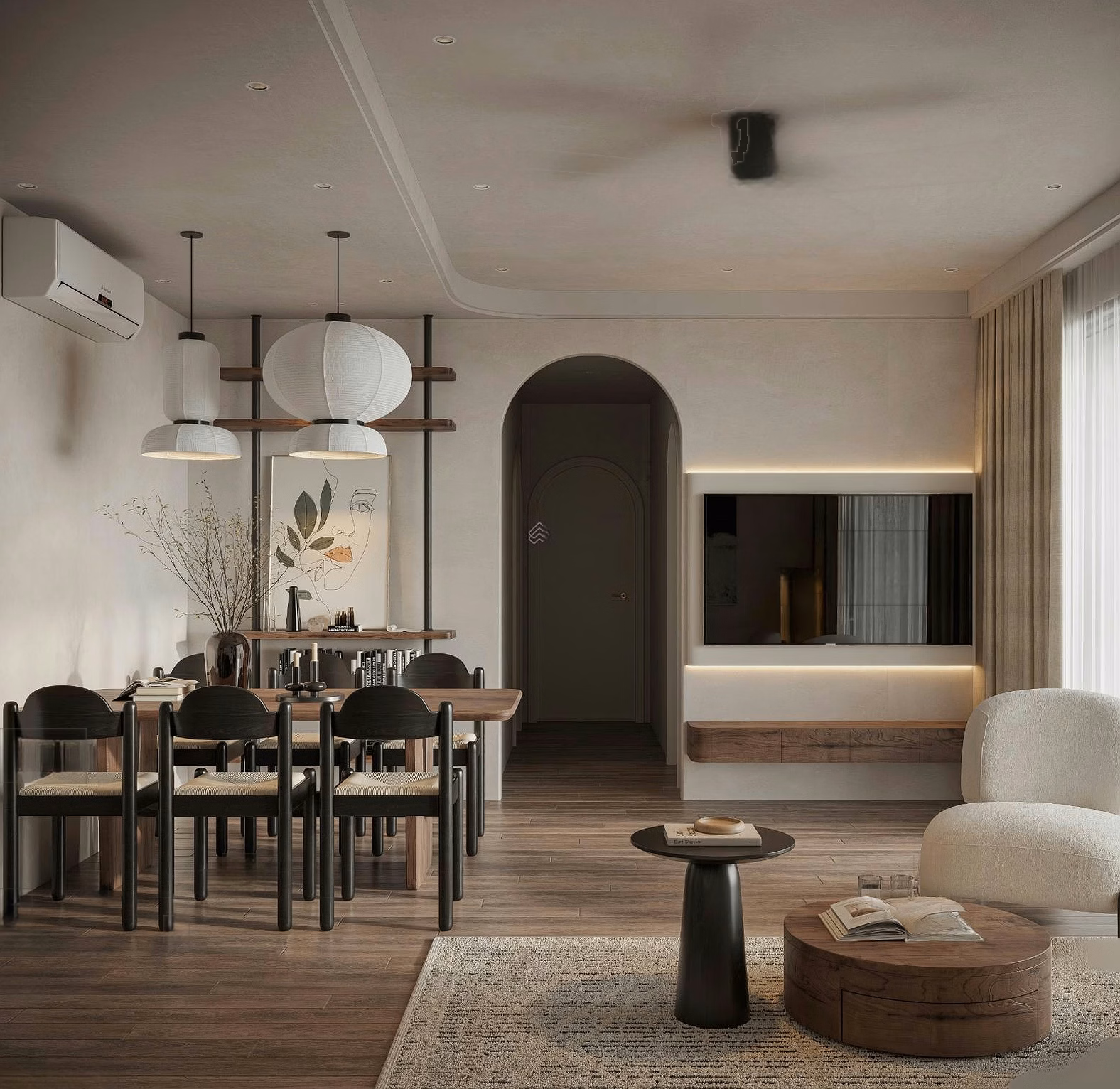 For sale, 3-bedroom corner apartment, building P2, direct view of Han River, FULL interior, almost completed, new apartment, no one has lived in it yet