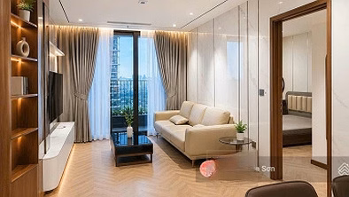 Linh Anh has apartments for rent with 3 bedrooms, 4 bedrooms, basic to fully furnished, Han Jardin building and Diplomatic Doan area