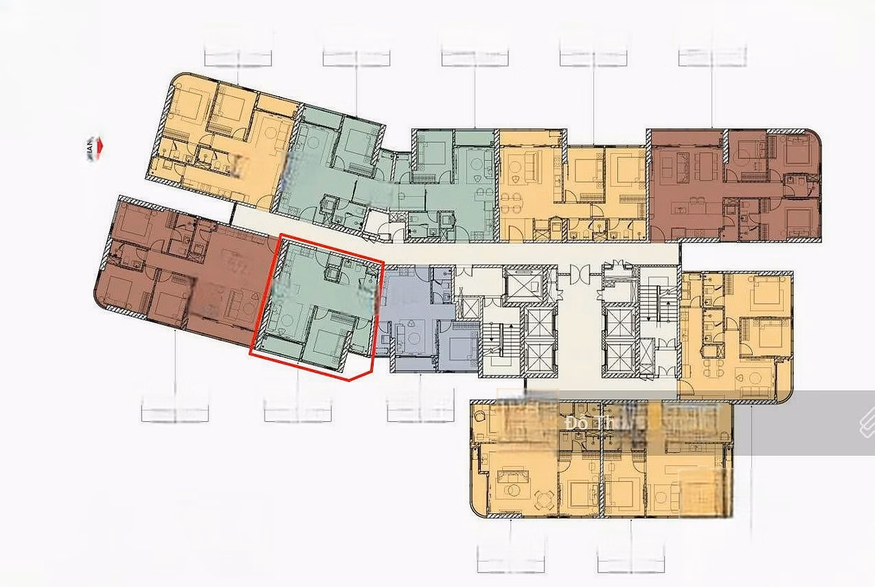 Outstanding 1 bedroom + 1 apartment only 4.4 billion, only pay 880 million until receiving the house