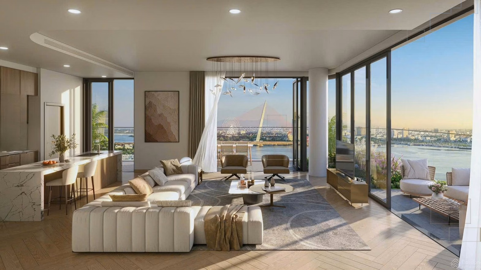 Penthouse The Legend Da Nang - Nearly 400m of classy space - Direct river view - Only 46.66 billion!