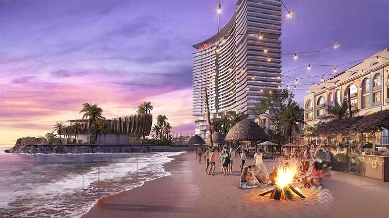 Studio apartment for sale 28.1m2 facing Libera Nha Trang beach for 2 billion