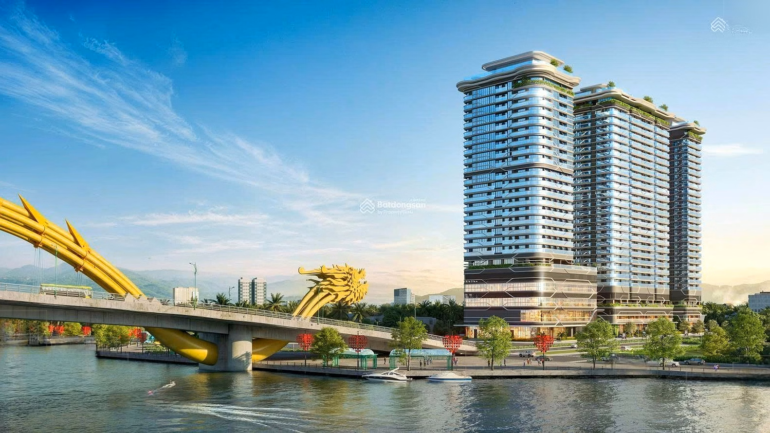 Super product The Legend Da Nang, 3-bedroom apartment facing the Han River, priced at only 138 million/m2