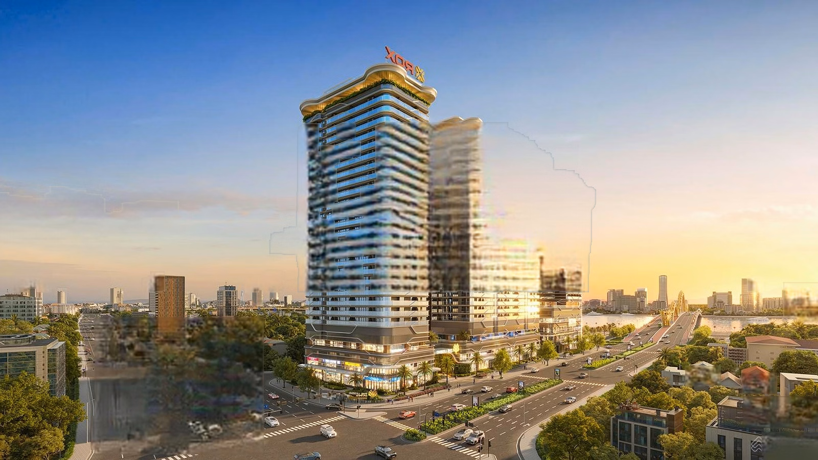 Super product The Legend Da Nang, 3-bedroom apartment facing the Han River, priced at only 138 million/m2