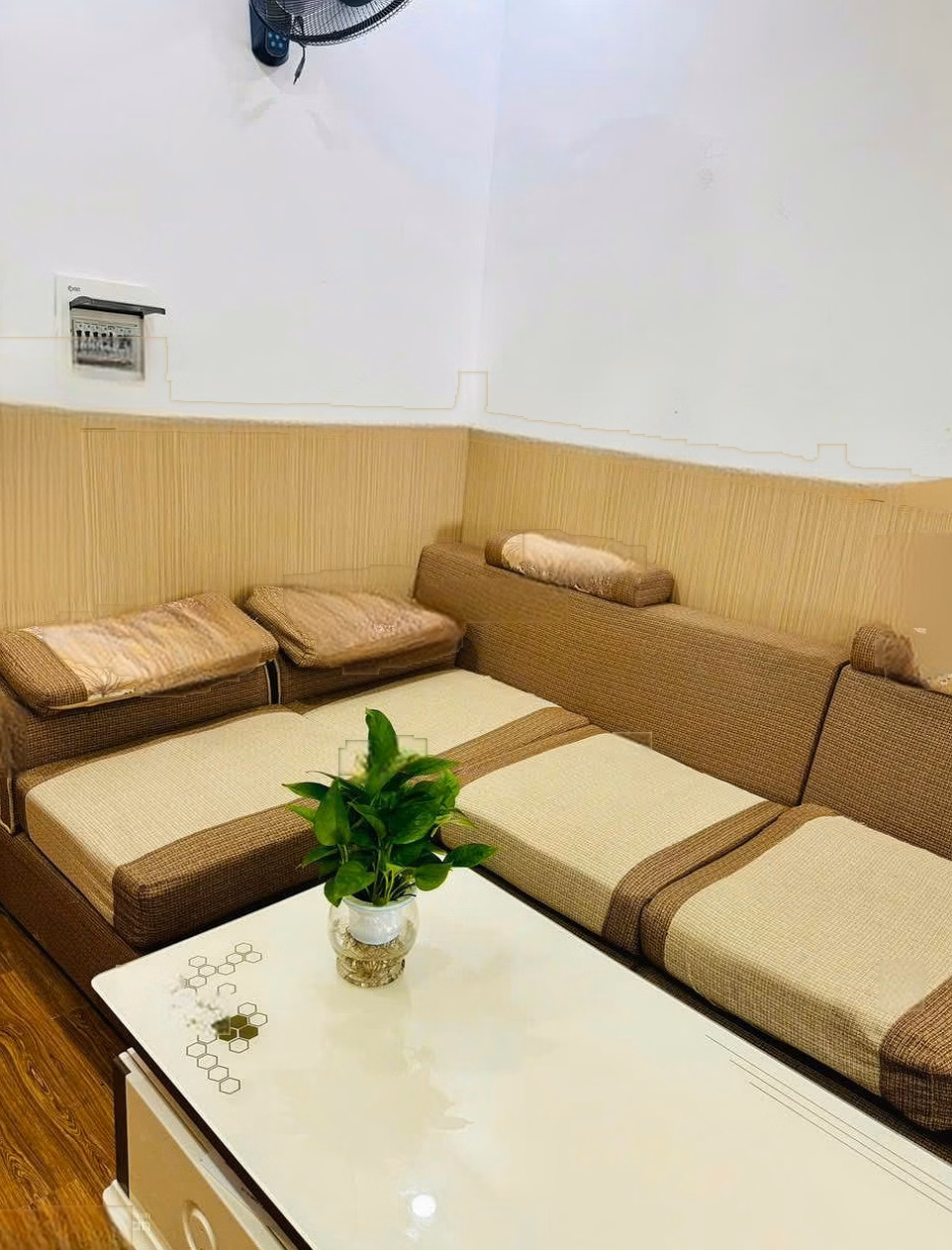 Corner apartment for rent with 2 bedrooms, 2 bathrooms in Muong Thanh apartment, fully furnished