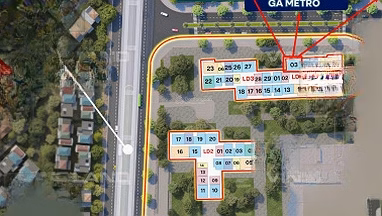 4 billion / 2N2WC corner apartment / 64m2 LONDON1 / direction SE + NE / super airy view