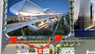 4 billion / 2N2WC corner apartment / 64m2 LONDON1 / direction SE + NE / super airy view