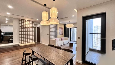 Owner: Hoang Thanh Pearl apartment for rent, 114m2, 3 bedrooms, 2 bathrooms, fully furnished. 20 million. 0899 511 ***