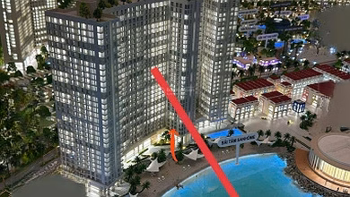 Apartment CT7 - 6th Floor Vinh Diem Trung. The Southeast Main Door is cool all day