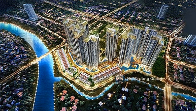 Sunshine Sky City Luxury apartment adjacent to Phu My Hung, riverside living space