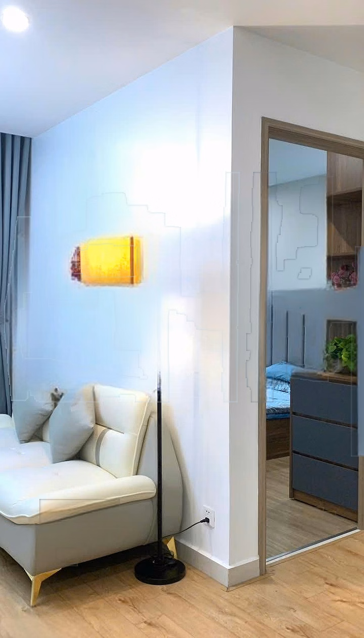 2 bedrooms, 1 bathroom, building S1.02, fully furnished, 8.5 million, new, clean house, ready to rent
