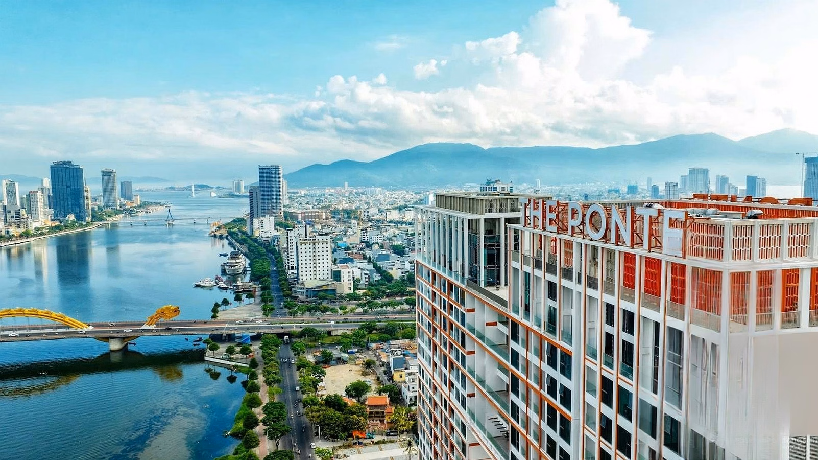 100% new apartment available, 1 bedroom + Sun Ponte sea view, high floor