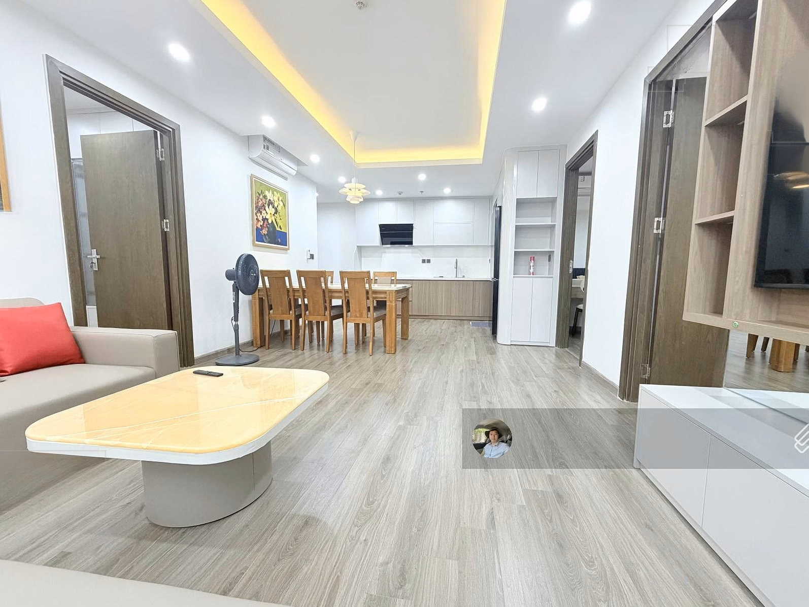 LVCC Corner Apartment for Rent with 3 bedrooms full of high-end furniture, brand new out of the box at Hud Building - only 26 million/month