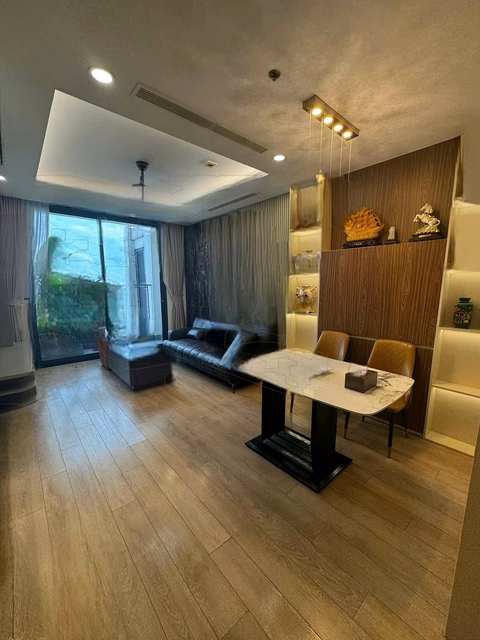 Apartment for rent with 2 bedrooms, 2 bathrooms, fully furnished in Hinode City, 201 Minh Khai Contact: 0975 535 *** (Call, Zalo, SMS)