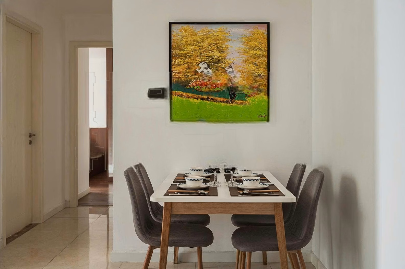 Hot. Apartment for rent with 2 bedrooms, 2 bathrooms, 70m2, fully furnished at Vinhomes West Point apartment. Price 19 million. 0917 748 ***