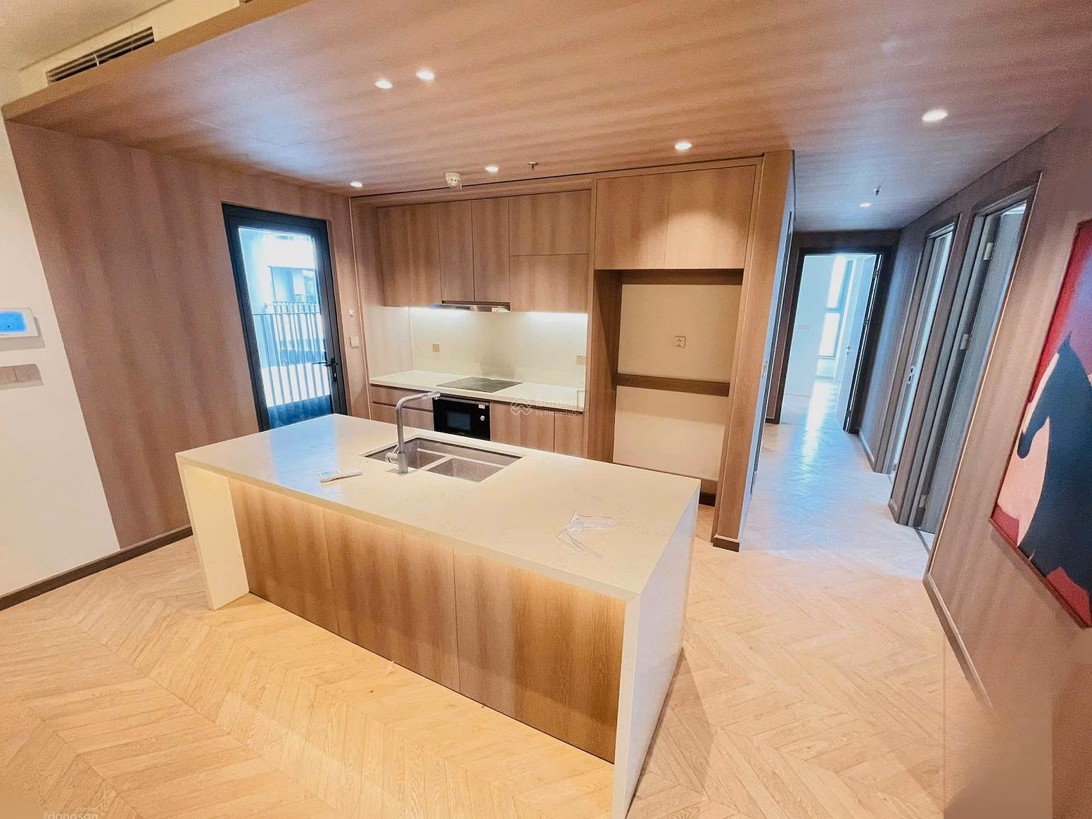 Han Jardin apartment for rent with 4 bedrooms, 142m2 CB - Full luxury, West Lake view, price 28 million/month