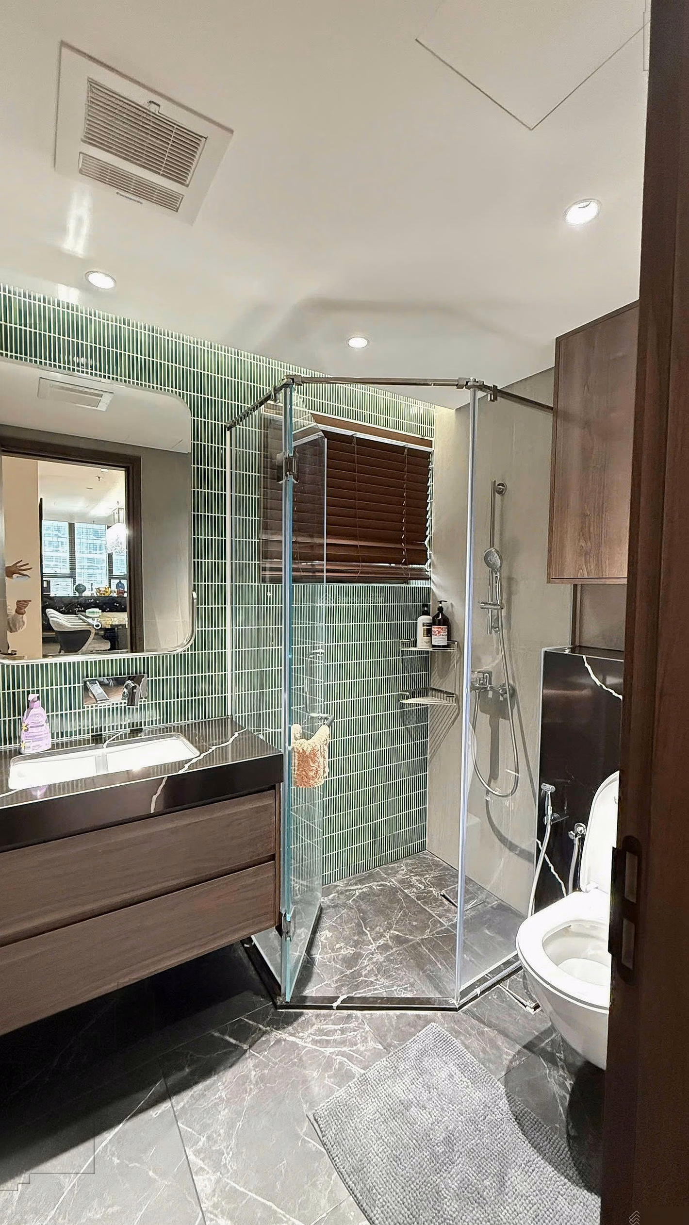 Han Jardin apartment for rent (N01T6 - 7), 3 bedrooms, 107m2, high-end furniture & full furniture, lake view, price 20 million/month