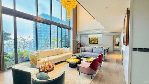 Han Jardin apartment for rent (N01T6 - 7), 3 bedrooms, 107m2, high-end furniture & full furniture, lake view, price 20 million/month