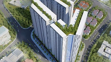 Hud CCU Phuoc Long Apartment for Rent - Area: 68m2, with balcony - Including 2 bedrooms, 2 full bathrooms