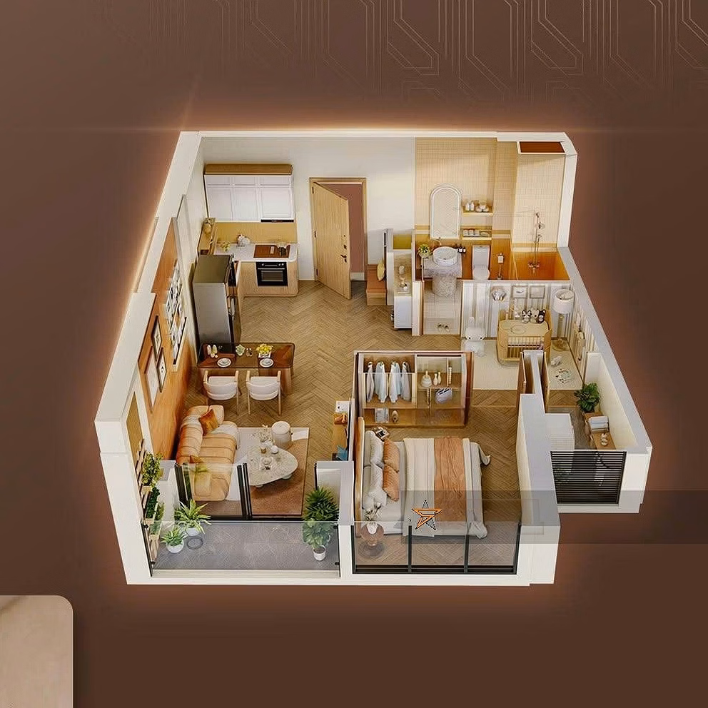 Hot new shopping cart luxury apartments along the South Saigon River Vlasta Premier Phu Thuan - Vanphu Invest