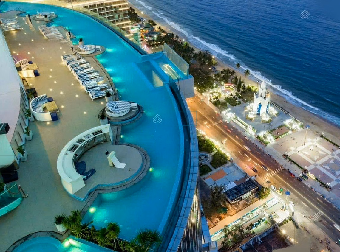 Studio apartment for rent with Panorama sea view, bright and spacious space. Price 16 million/month