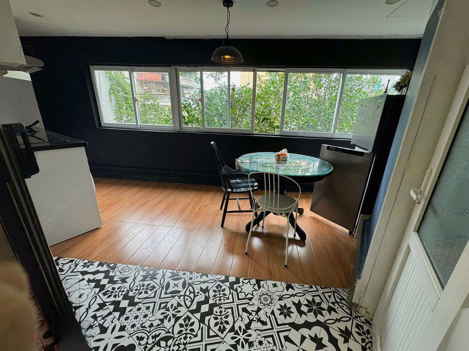 Long-term rental of fully furnished dormitory apartment, 32m² at 30B Doan Thi Diem, O Cho Dua