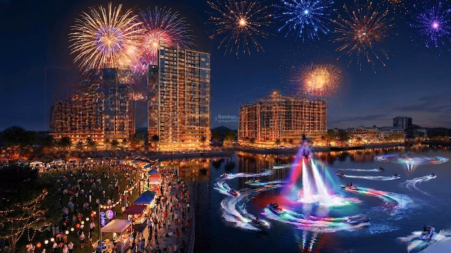 Selling 49m2 apartment, The Fest 2 building, central island of Charmora City Nha Trang project, price just over 2.6 billion