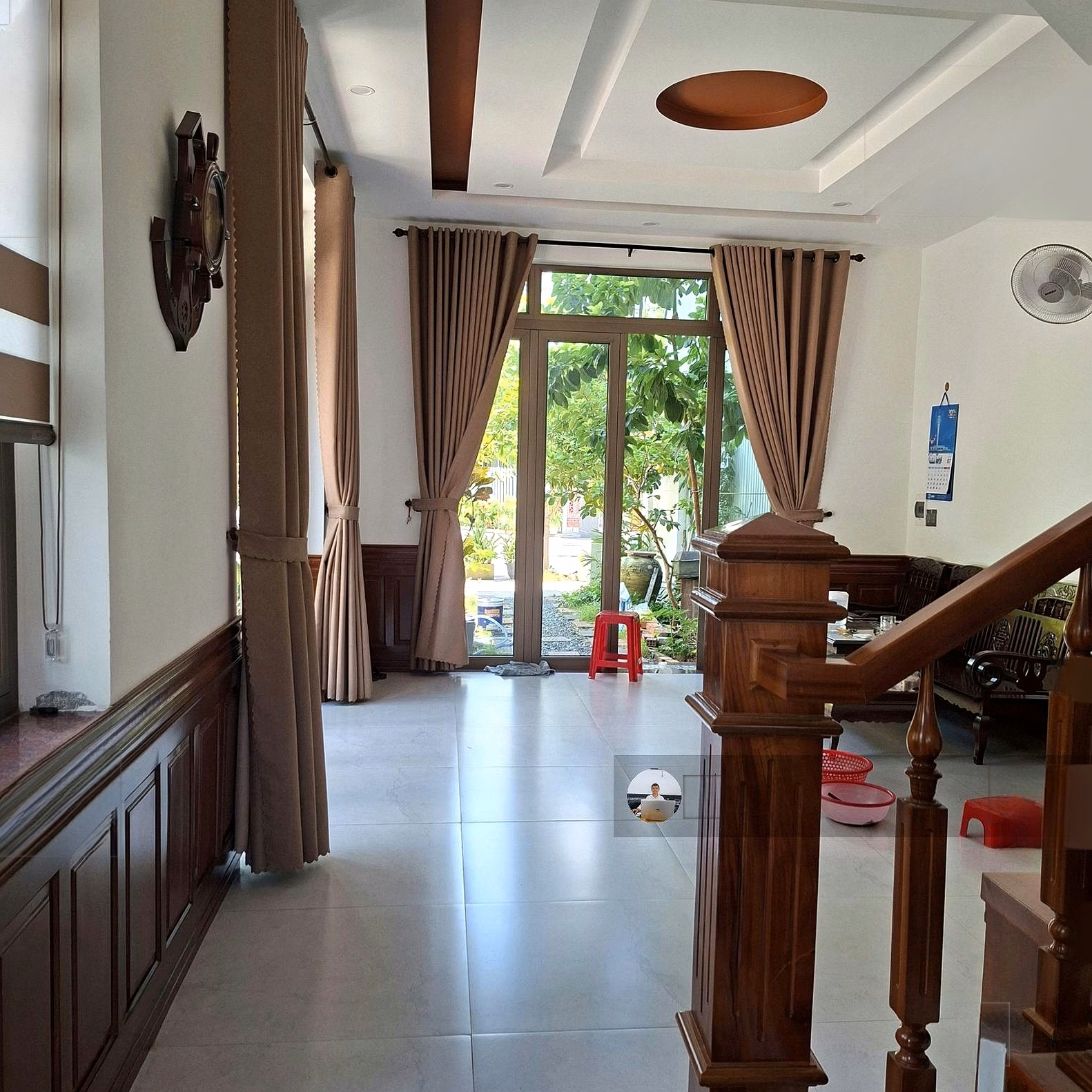 3-storey house for rent - garden - 2 street frontages - Pham Xuan An