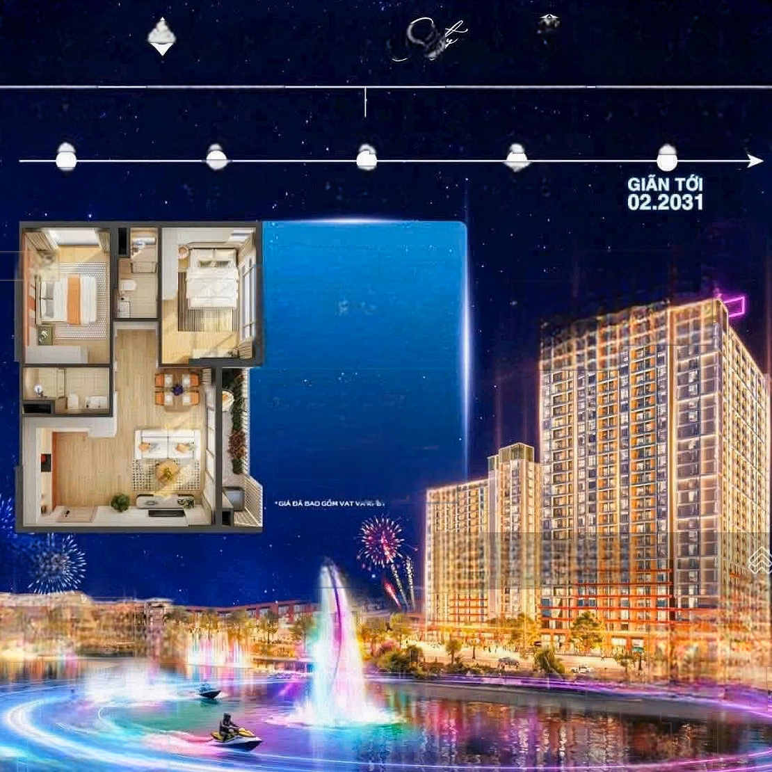Selling 2 bedroom apartment The Fest 2 - Located Festival Island CharmoraCity project - Very beautiful corner apartment