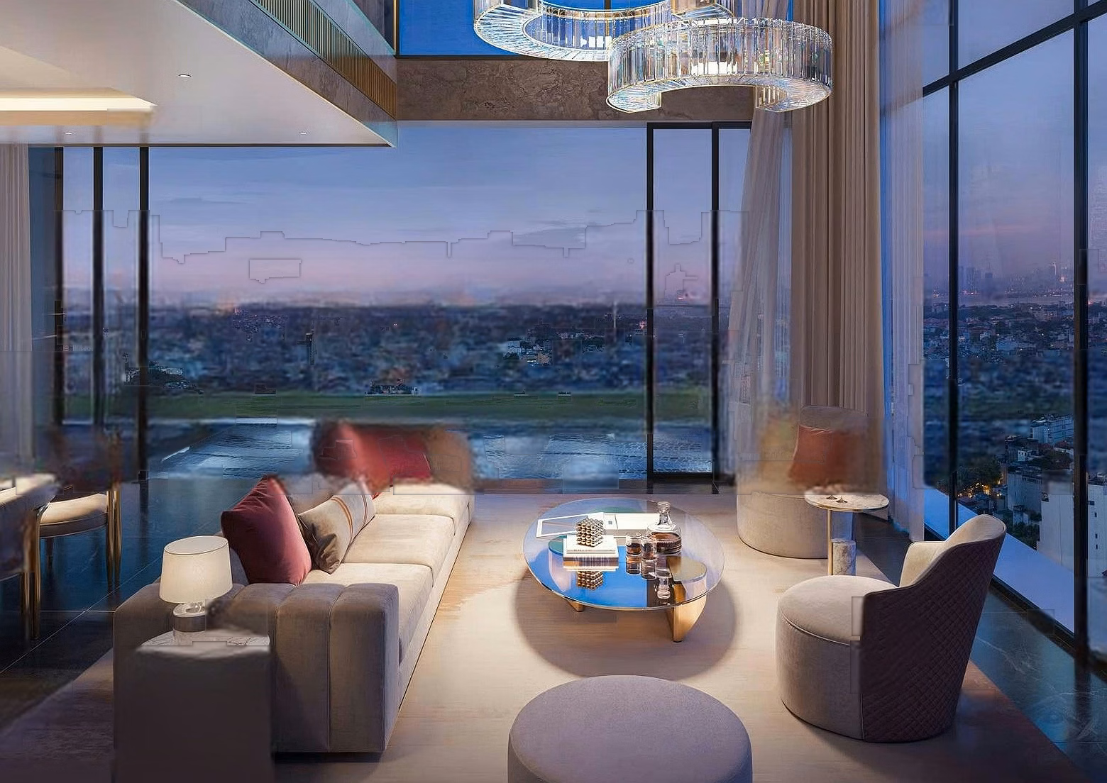 Only 3 diplomatic apartments left at Lumiere Cao Xa La, priced from only 122 million/m² - View of eternal fireworks
