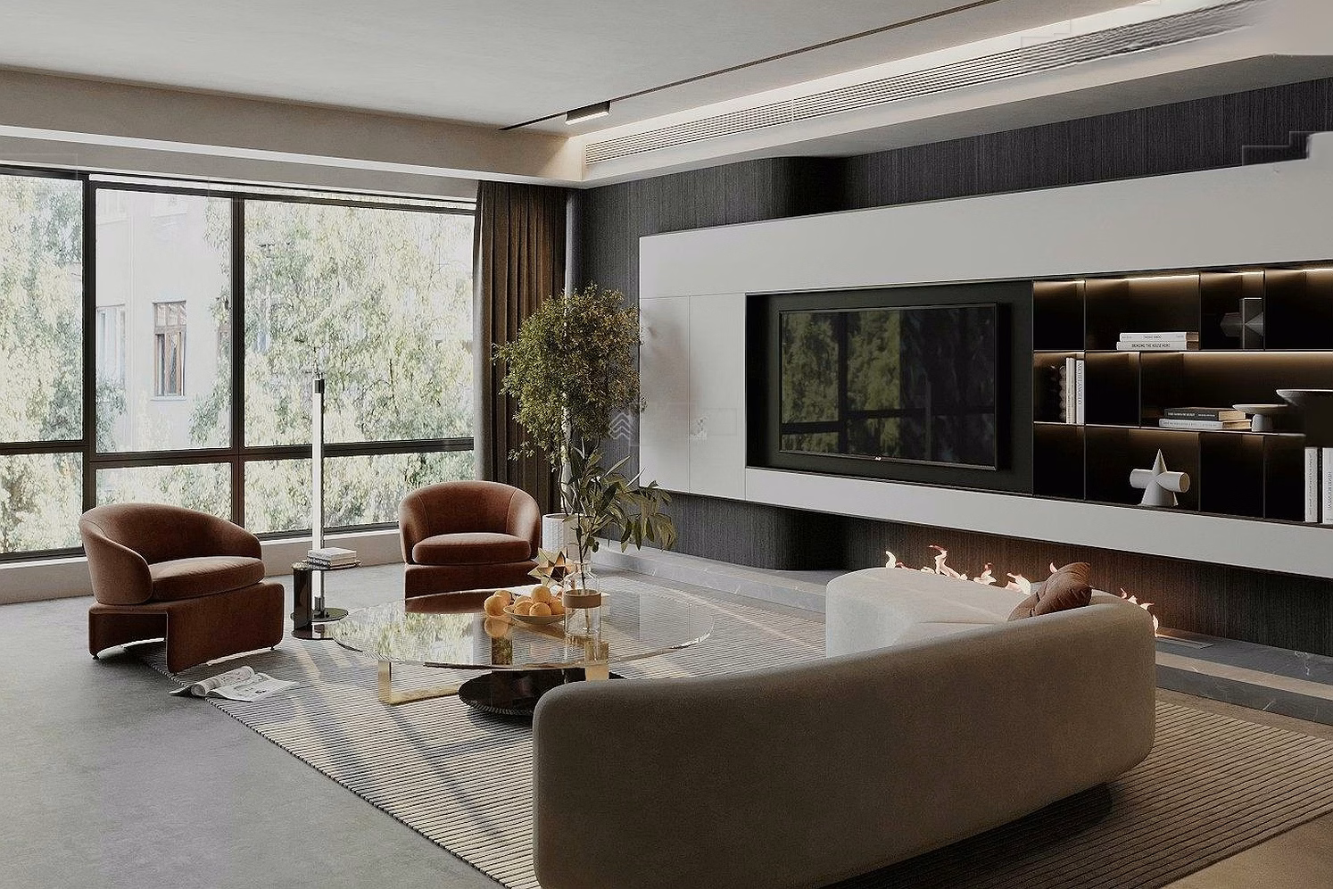 Only 3 diplomatic apartments left at Lumiere Cao Xa La, priced from only 122 million/m² - View of eternal fireworks