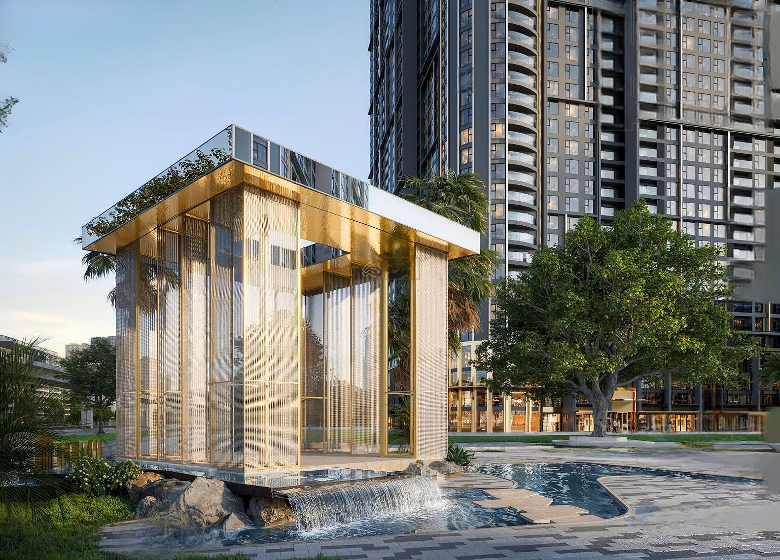 Only 3 diplomatic apartments left at Lumiere Cao Xa La, priced from only 122 million/m² - View of eternal fireworks