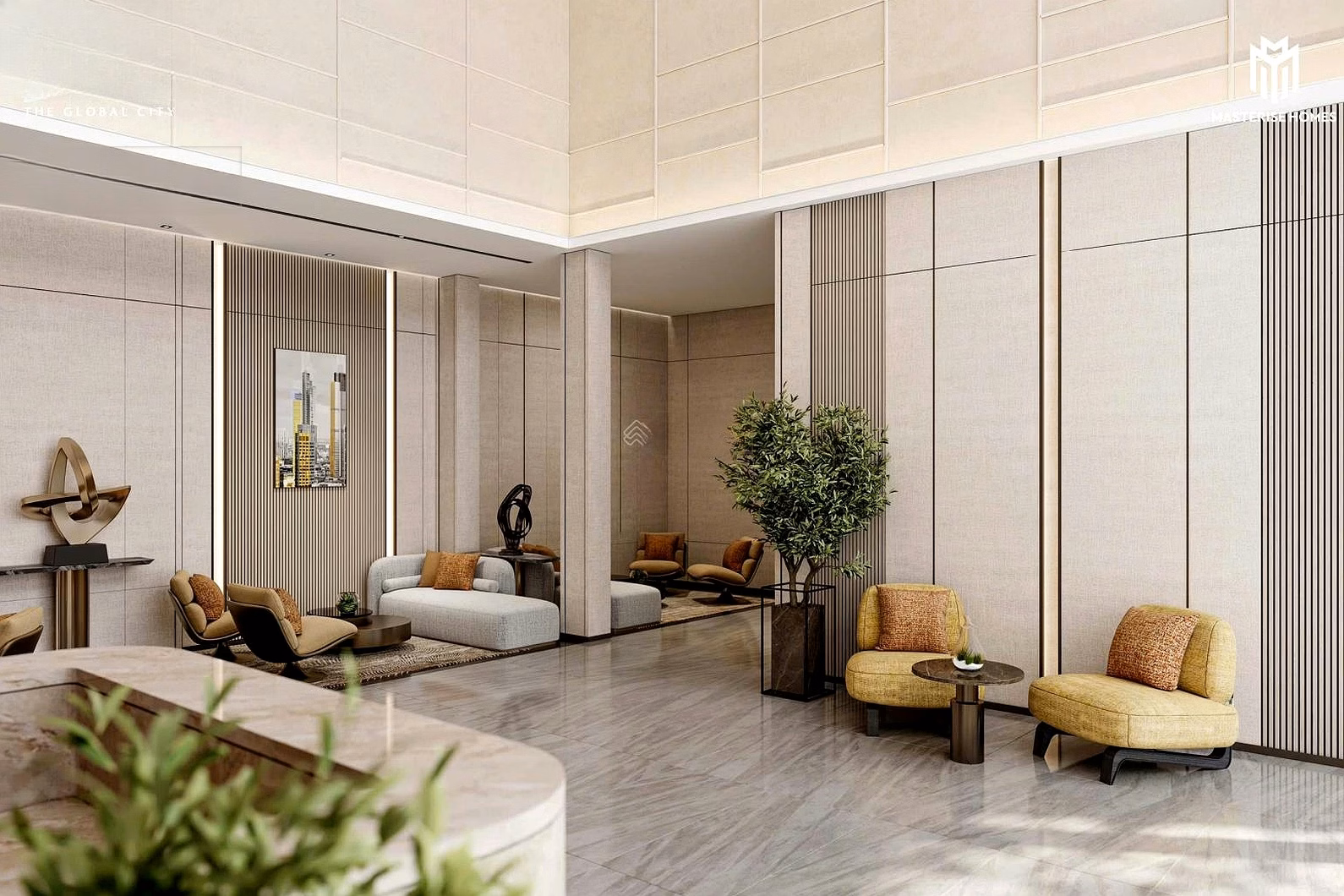 THE GLOBAL CITY ONLY 2.6 BILLION TO OWN A 2-BEDROOM APARTMENT WITH 78.3 M2, 48 MONTHS NO INTEREST LOAN SUPPORT
