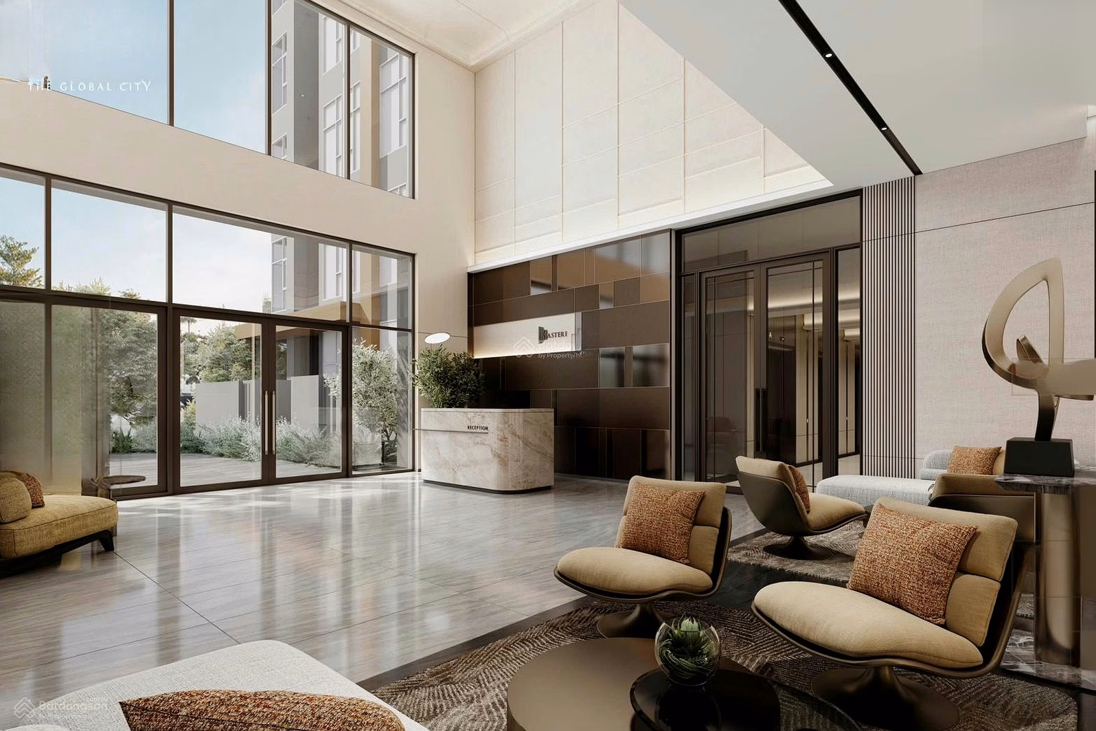THE GLOBAL CITY ONLY 2.6 BILLION TO OWN A 2-BEDROOM APARTMENT WITH 78.3 M2, 48 MONTHS NO INTEREST LOAN SUPPORT