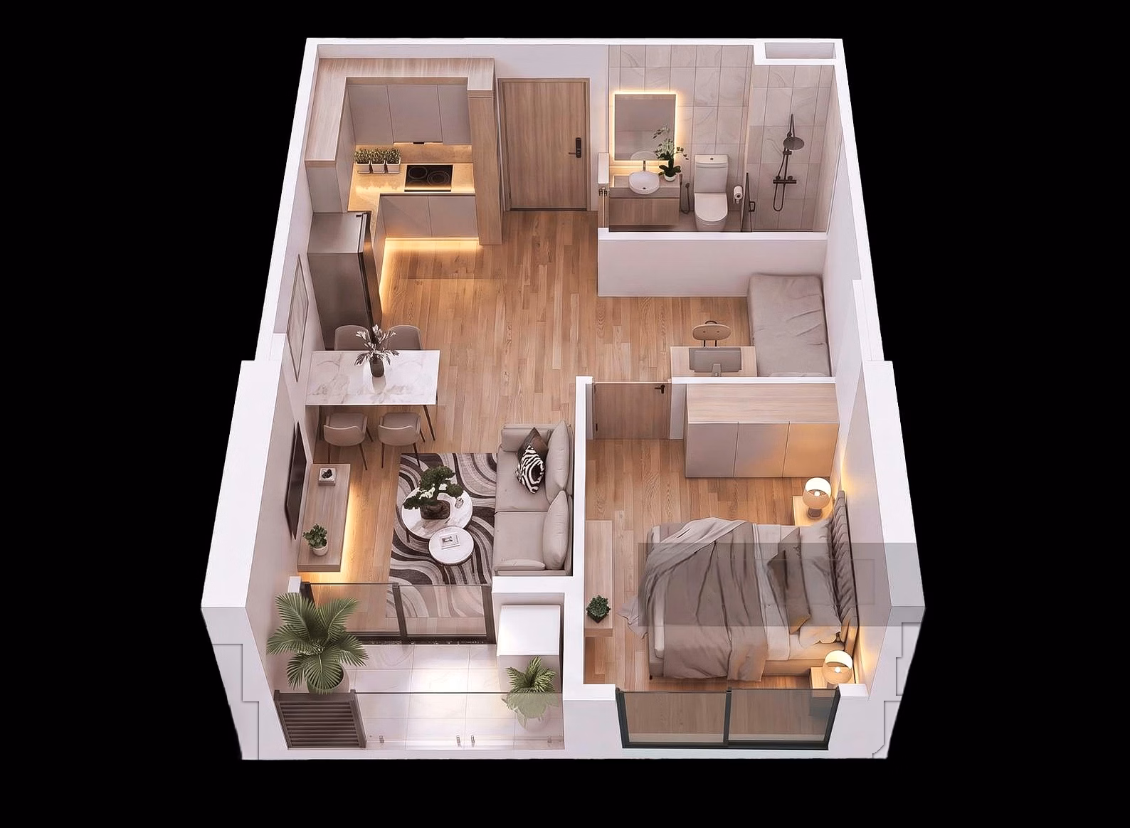 Selling 2-bedroom apartment The Camellia Son Tra, Da Nang, sea view, price 3.9 billion