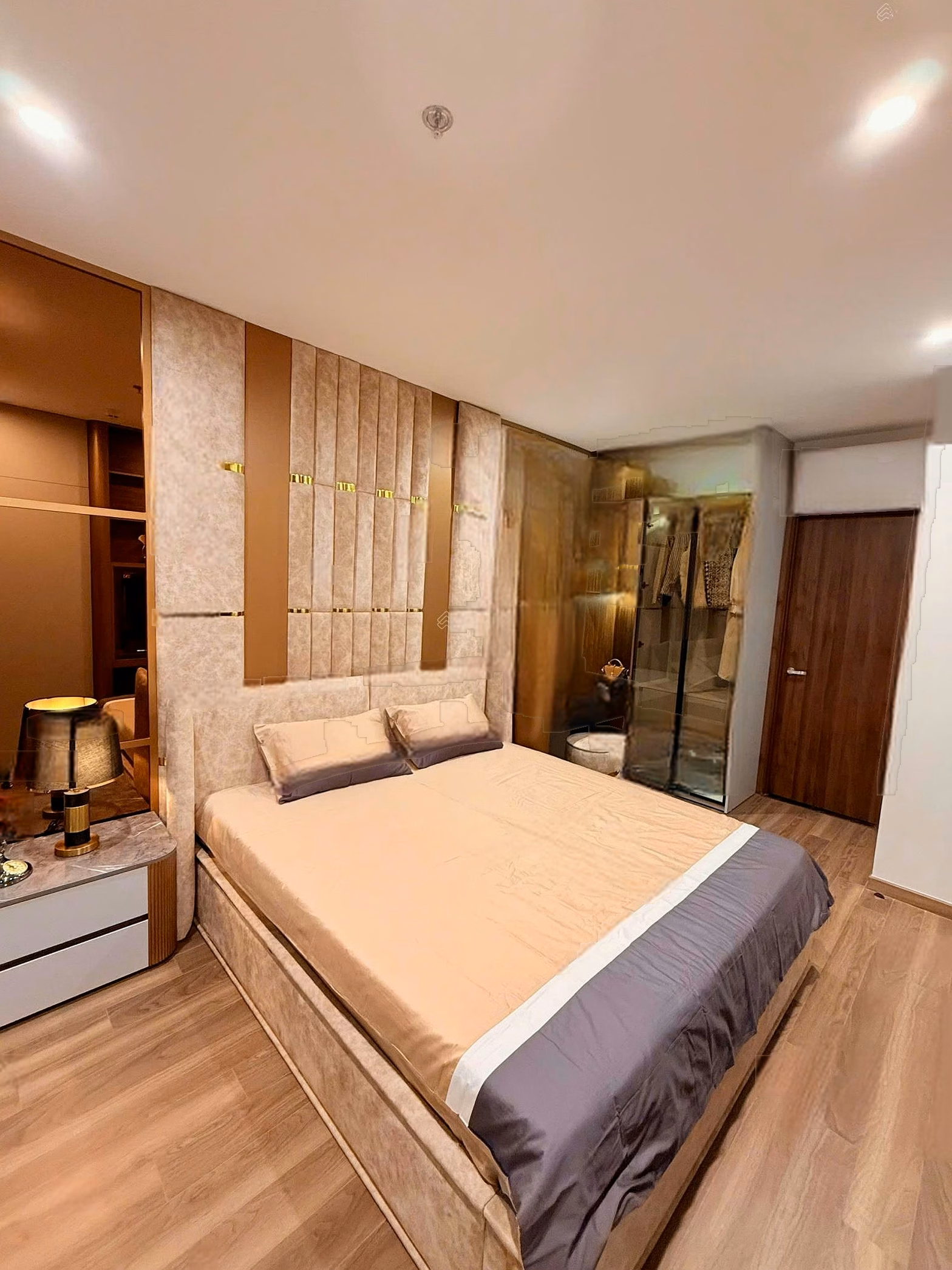 Luxury 2 bedroom, 2 fully furnished apartment for rent in Zurich building, 1 interior: Fully furnished, price: 17 million/month including fees