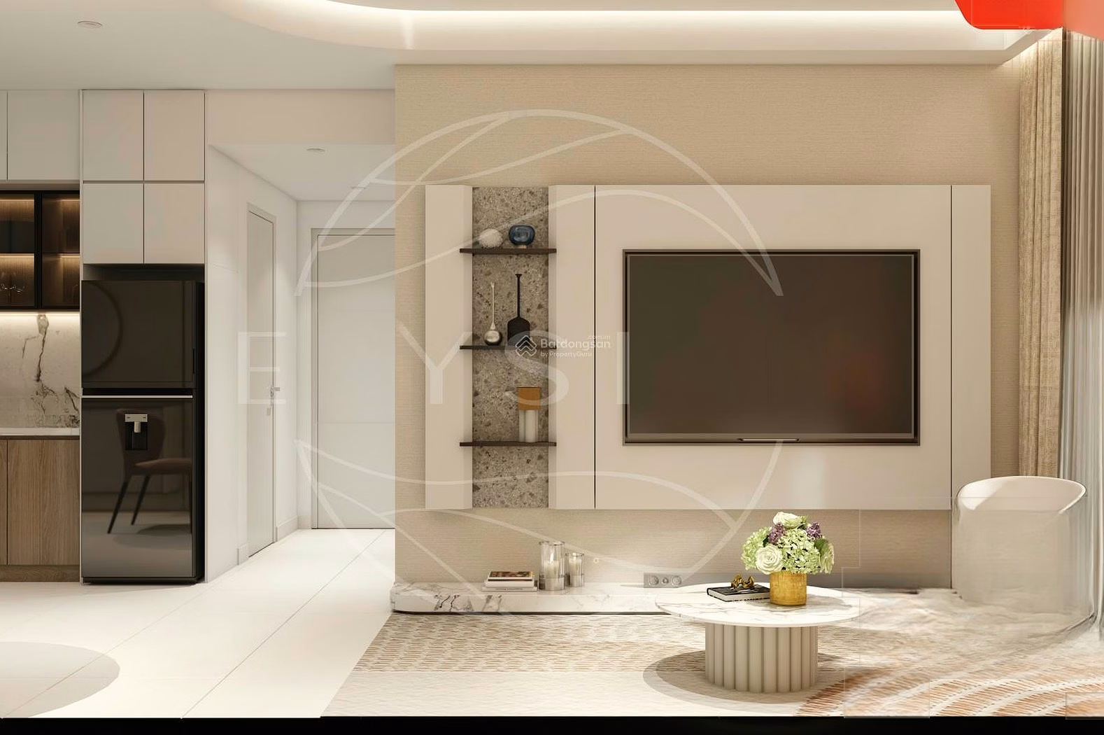 Elysian Gamuda Land - 2 bedroom apartment with garden over 82m², original price to investor is only 5,295 billion, beautiful and rare apartment