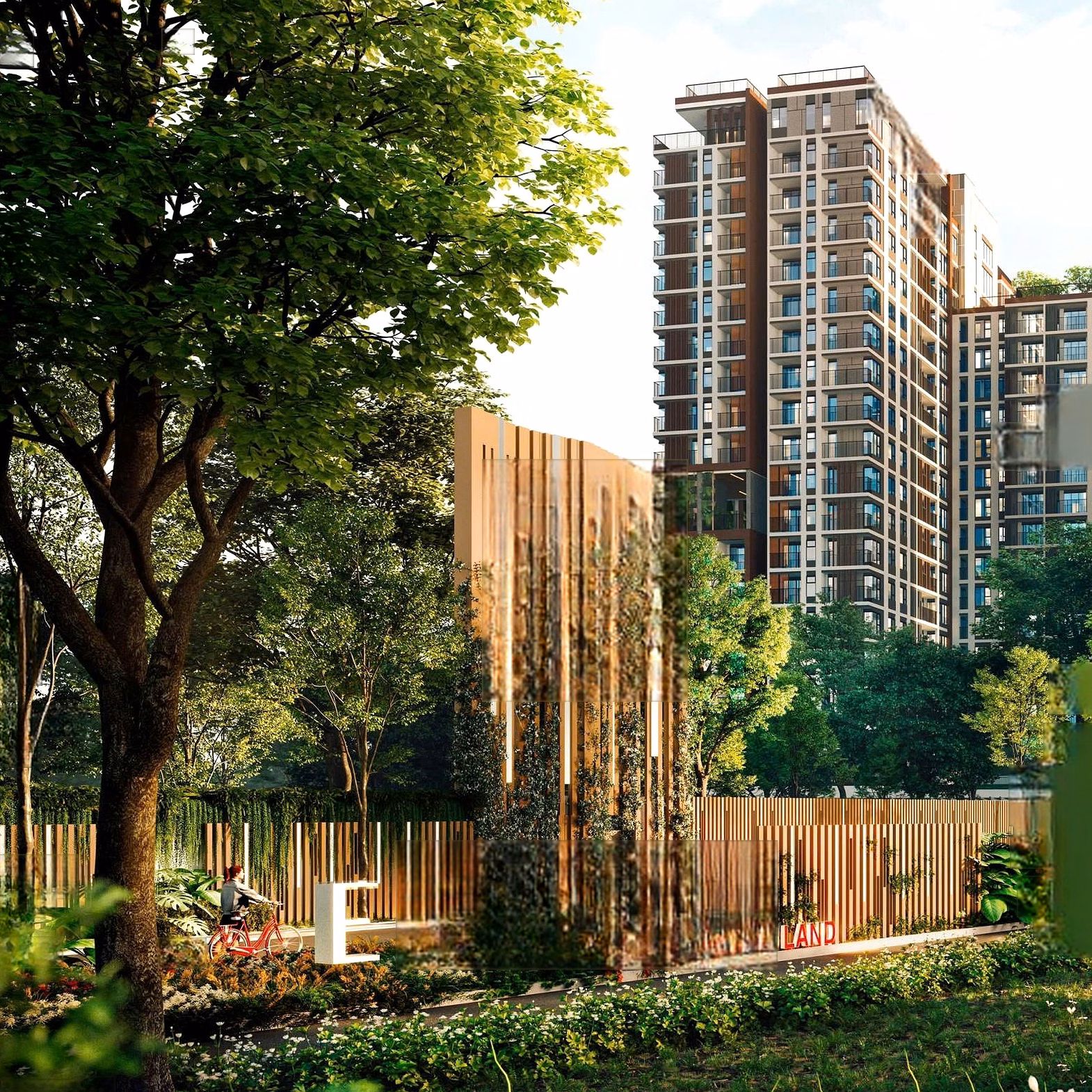 Elysian Gamuda Land - 2 bedroom apartment with garden over 82m², original price to investor is only 5,295 billion, beautiful and rare apartment