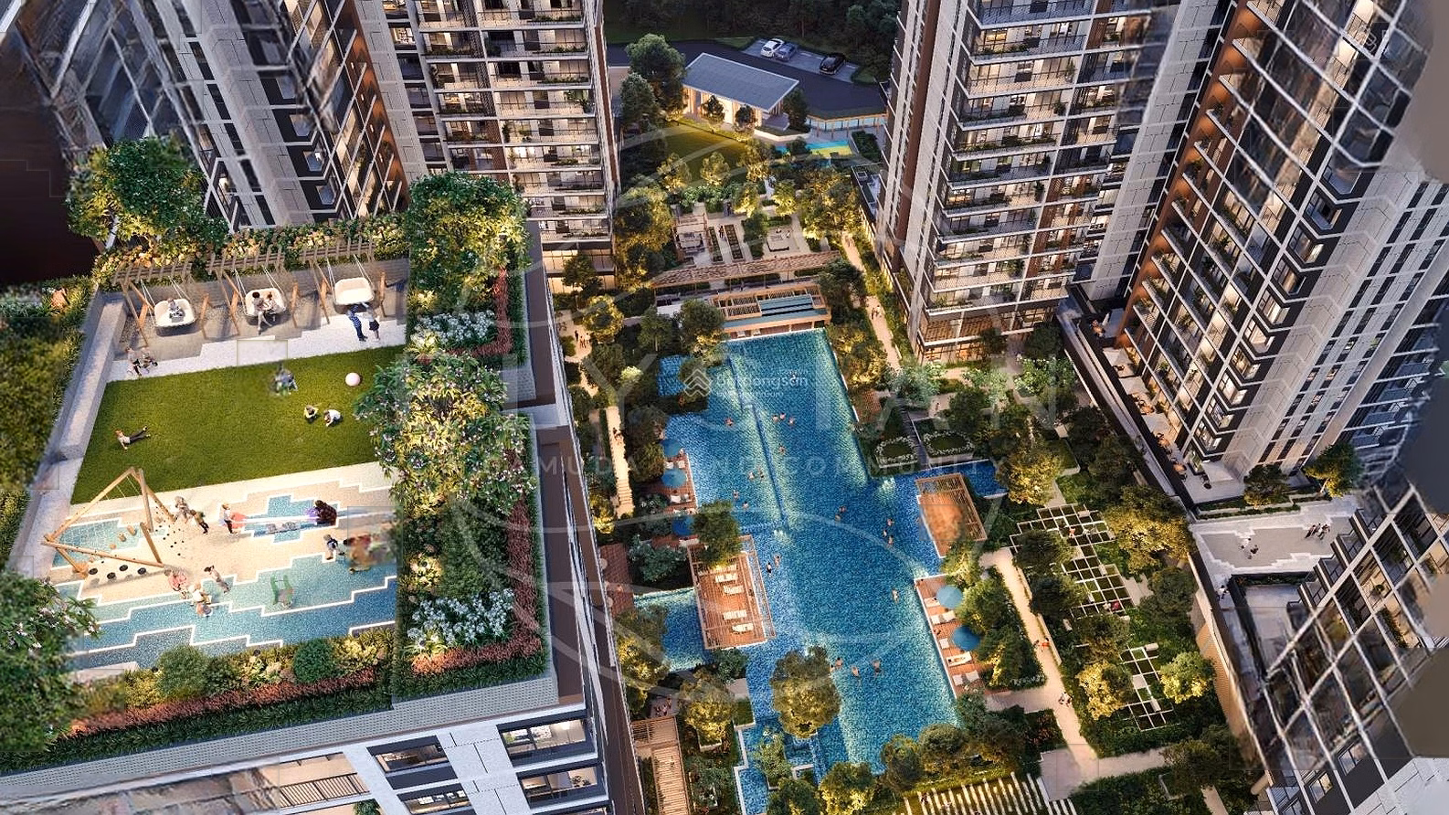 2 bedroom shopping cart with diverse area of ​​Elysian Lo Lu priced from 4 billion 550. Pay 50% to receive house in Quarter 1/2027