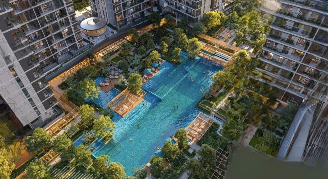 2 bedroom shopping cart with diverse area of ​​Elysian Lo Lu priced from 4 billion 550. Pay 50% to receive house in Quarter 1/2027