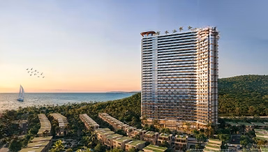 Quick sale of Hoang Quan apartment with sea view, 10th floor, B2, 2 bedrooms, fully furnished, good price