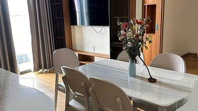 1BR apartment for rent + direct view of Han River - full high-end furniture, move in immediately