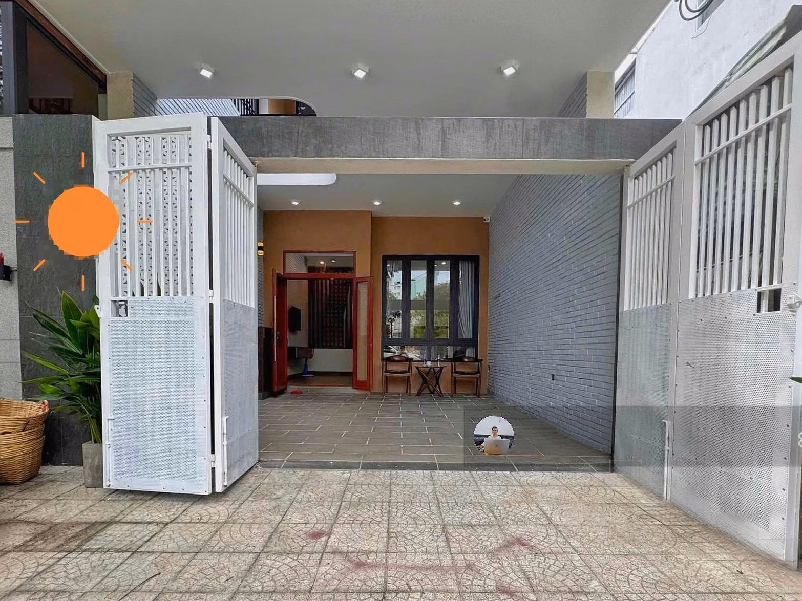Newly built 2-storey house for rent on Da Man 2 street - opposite the park - fully furnished