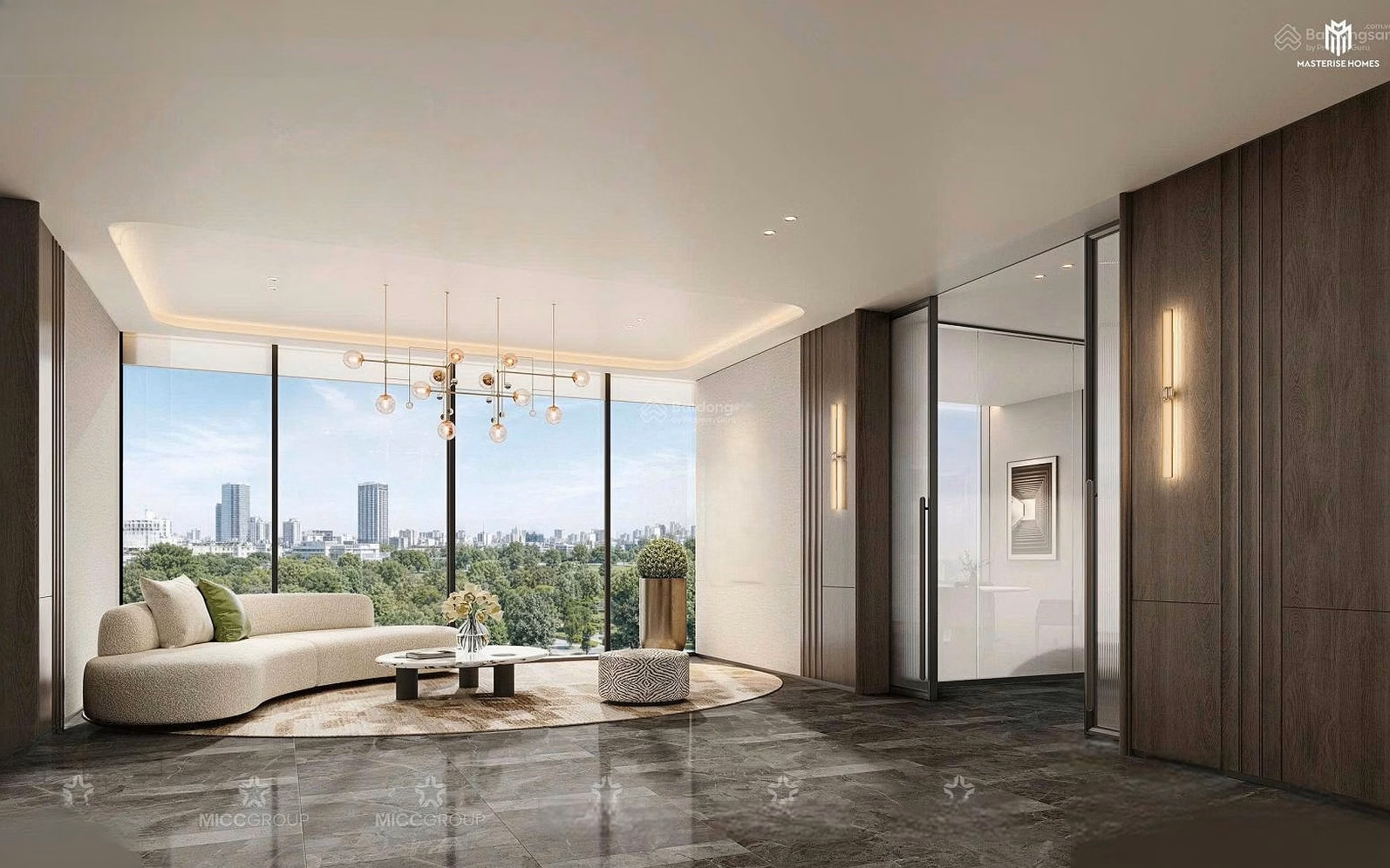 Owner passes for 2-bedroom apartment on low floor with full view of L2 area - Masterise Cao Xa La - 700 million cheaper than investor
